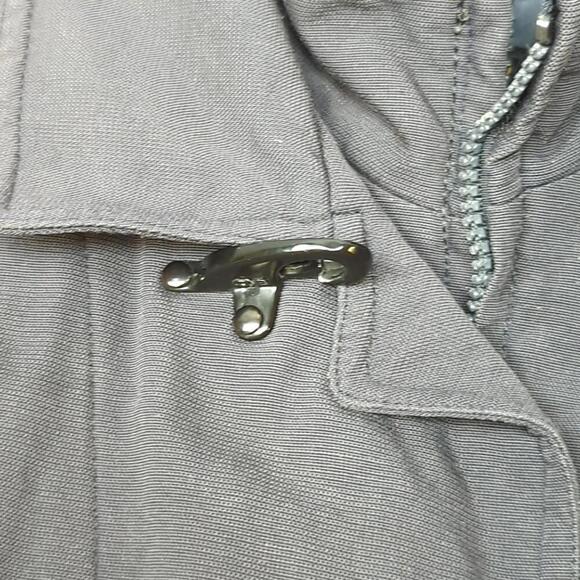 Fay Heavy Canvas Chore Coat Gray XL Snap in Liner  Fire Hook/ Lobster Claw - Picture 8 of 9